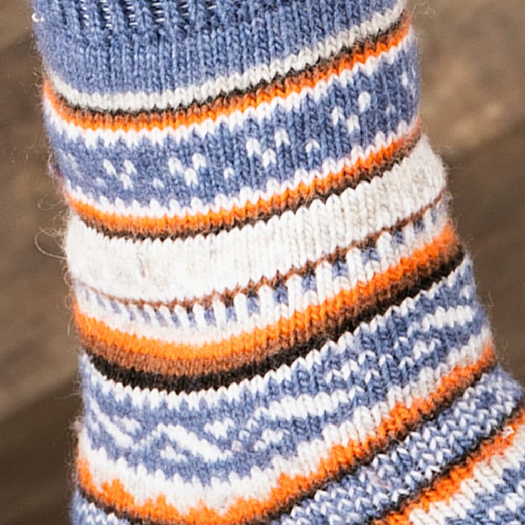 Socken aus Wolle - Slavniy
