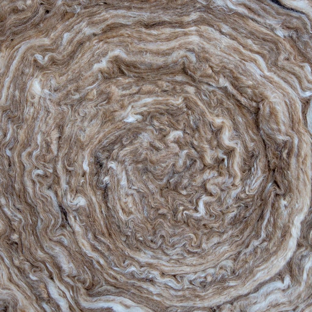 Isolierung aus Schafwolle