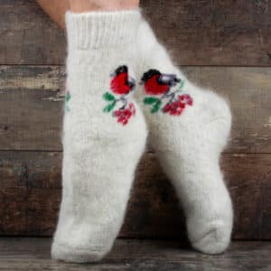 Socken aus Ziegenwolle - Gogolitsa