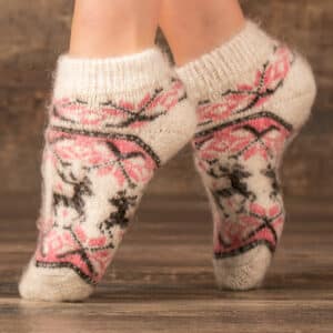 Sneaker-Socken aus Ziegenwolle - Abdulina
