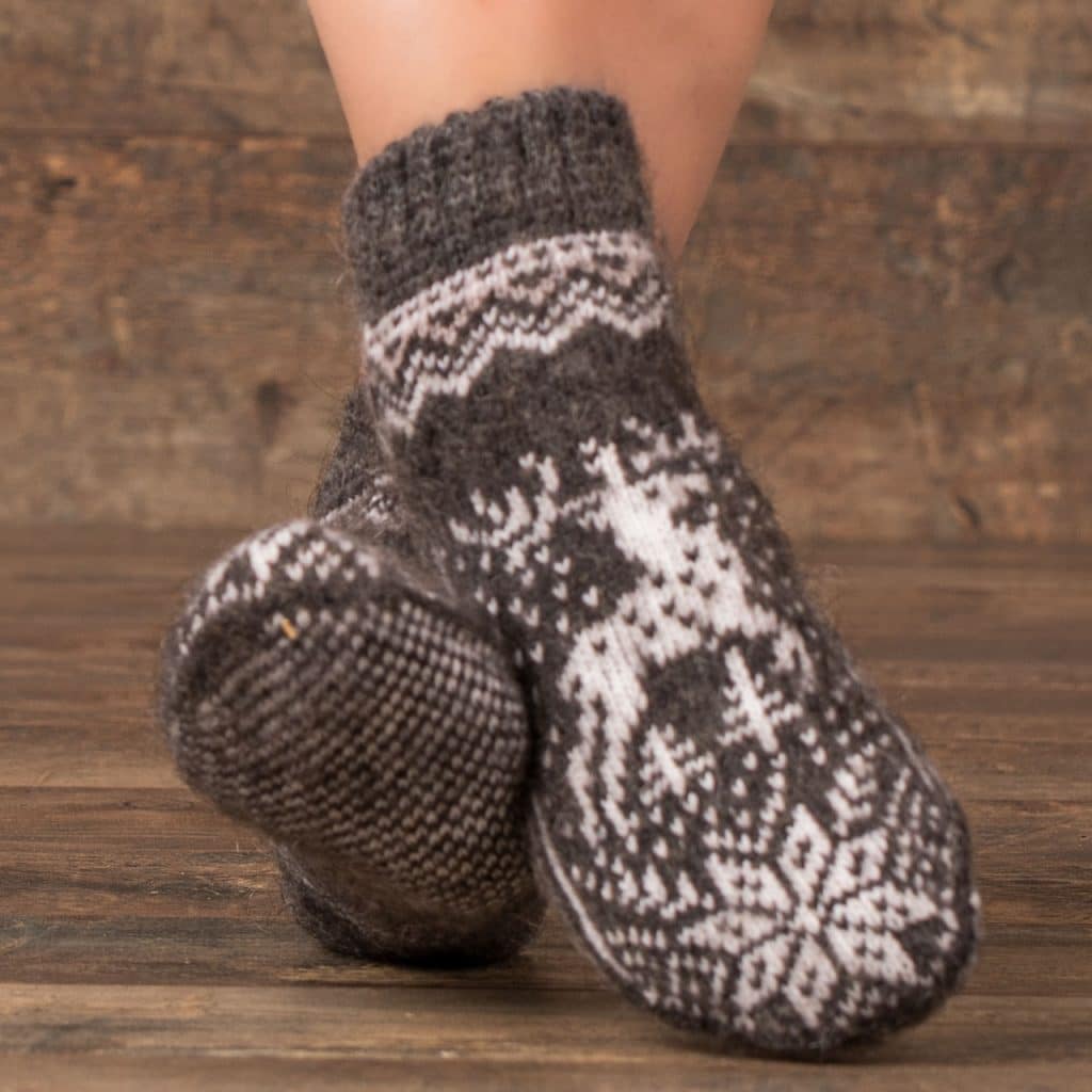 Sneaker-Socken aus Ziegenwolle - Alagiera