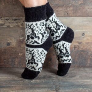 Socken aus Wolle - Bazenina