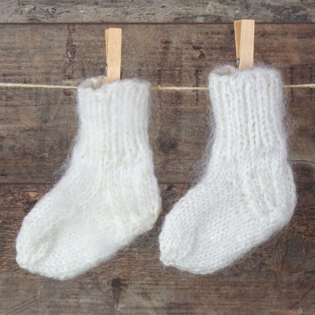 Kindersocken aus Ziegenwolle - Belenok