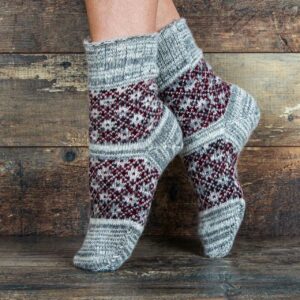 Socken aus Wolle - Eliska