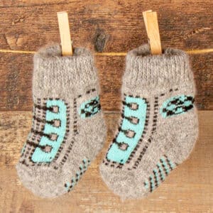 Kindersocken aus Wolle - Futboliest