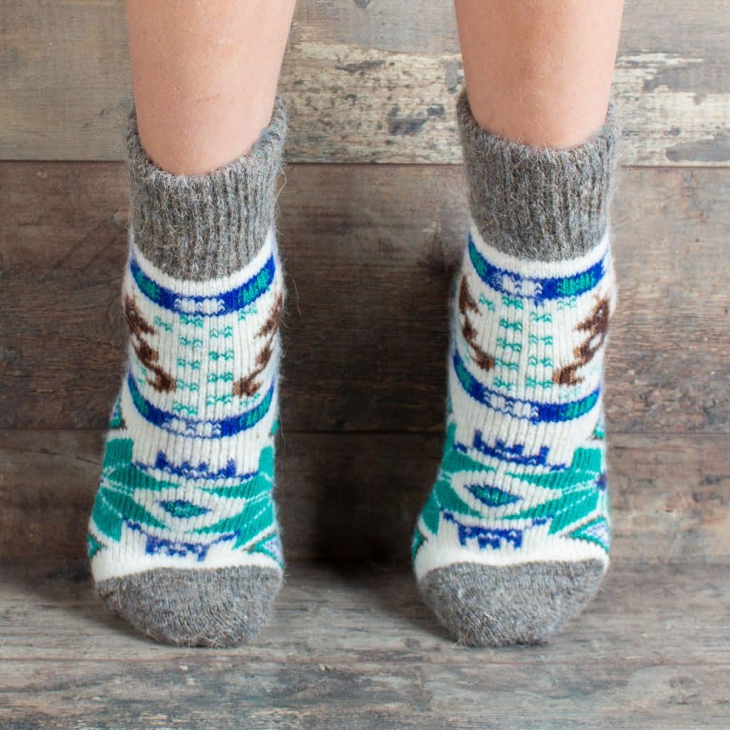 Kindersocken aus Wolle - Irtisha