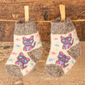 Kindersocken aus Wolle - Kisunchik