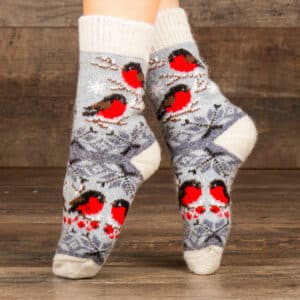 Socken aus Wolle - Krasavishna