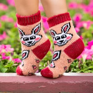 Kindersocken aus Wolle - Lapausch