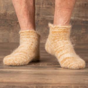 Sneaker Socken aus Ziegenwolle - Lesnik