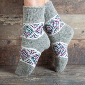 Socken aus Wolle - Lina