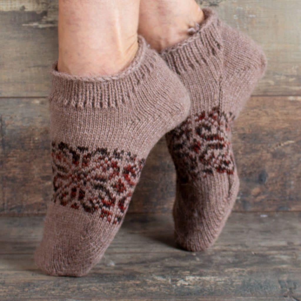 Sneaker-Socken aus Wolle - Natalia
