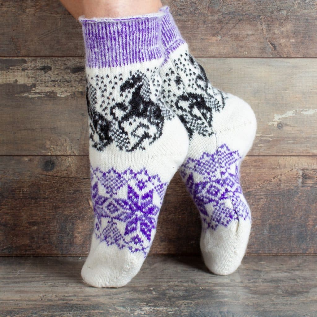 Socken aus Wolle - Natasha