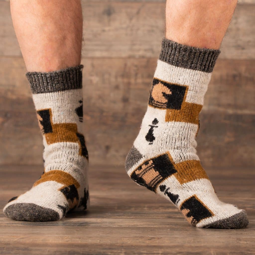 Wollsocken - Schach