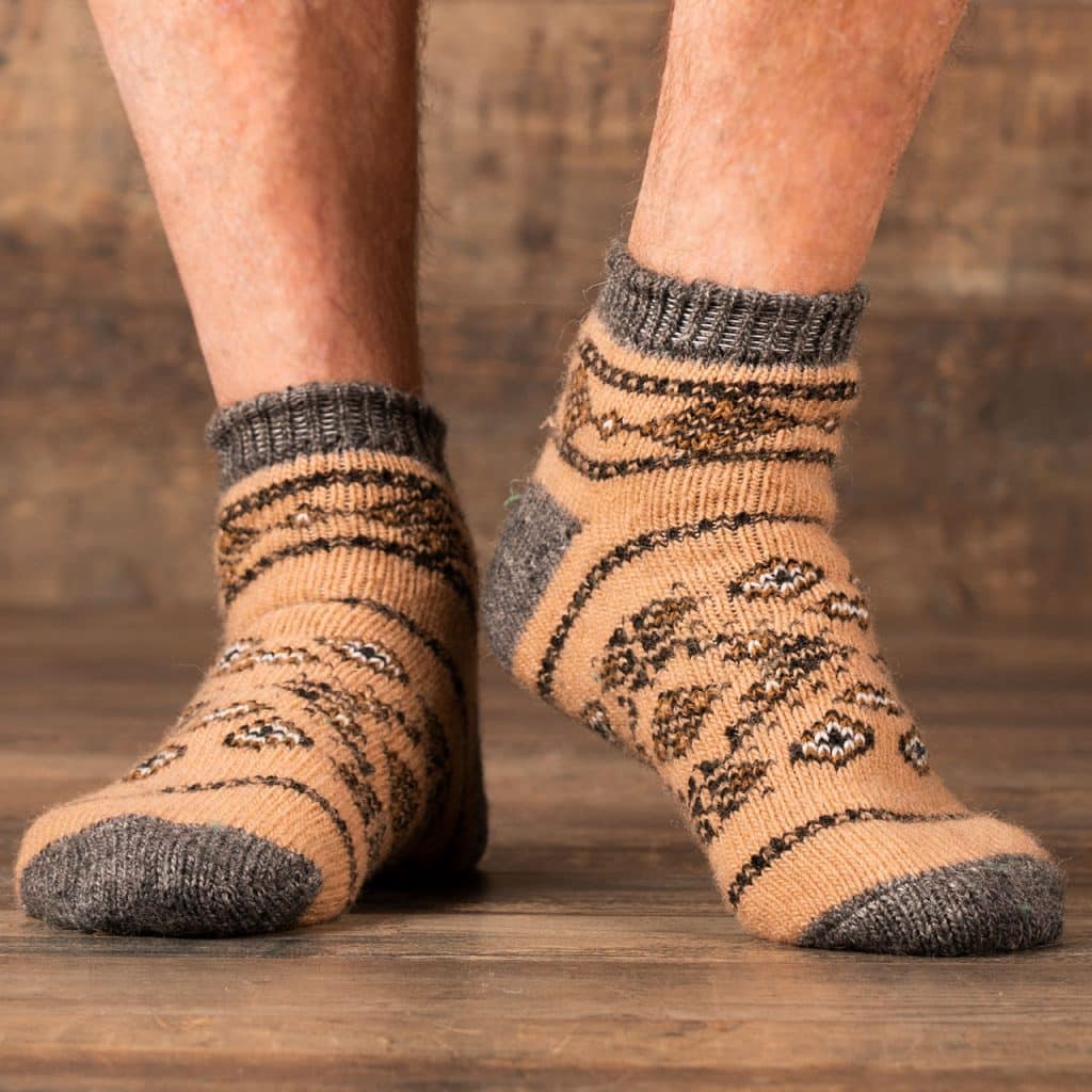 Sneaker-Socken aus Wolle - Siberyak