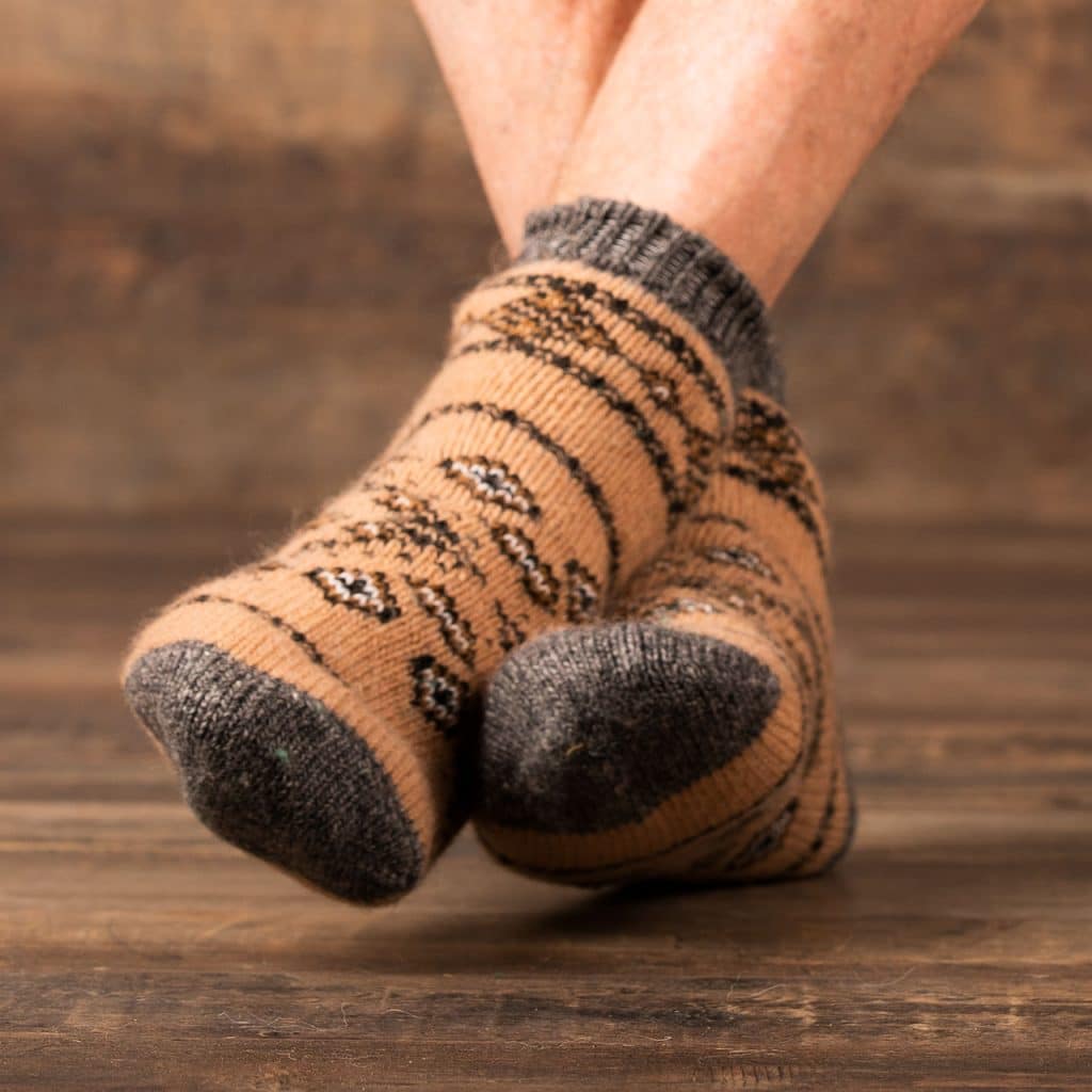 Sneaker-Socken aus Wolle - Siberyak