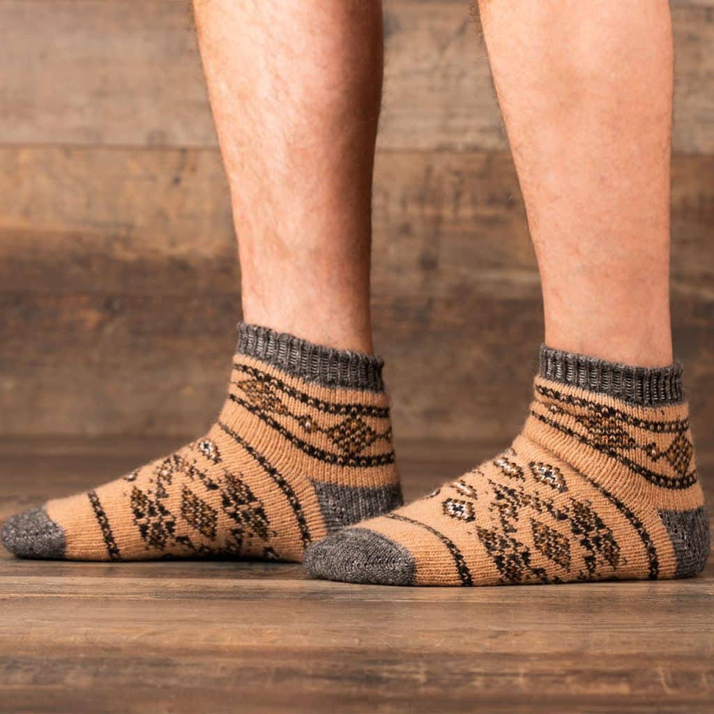 Sneaker-Socken aus Wolle - Siberyak