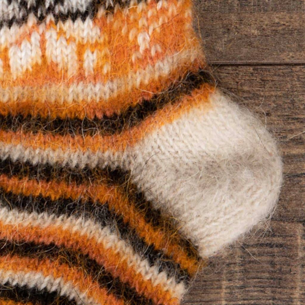 Kindersocken aus Ziegenwolle - Sinochek