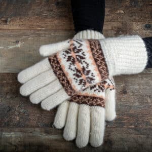 Handschuhe aus Wolle - Snezana