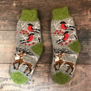 Kindersocken aus Wolle - Socke