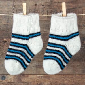 Kindersocken aus Wolle - Tata