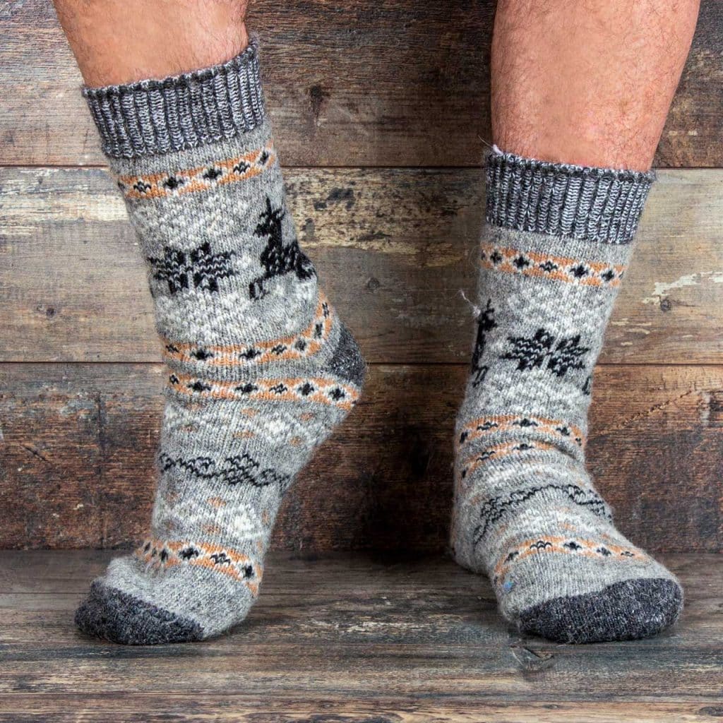 Socken aus Wolle - Toeman