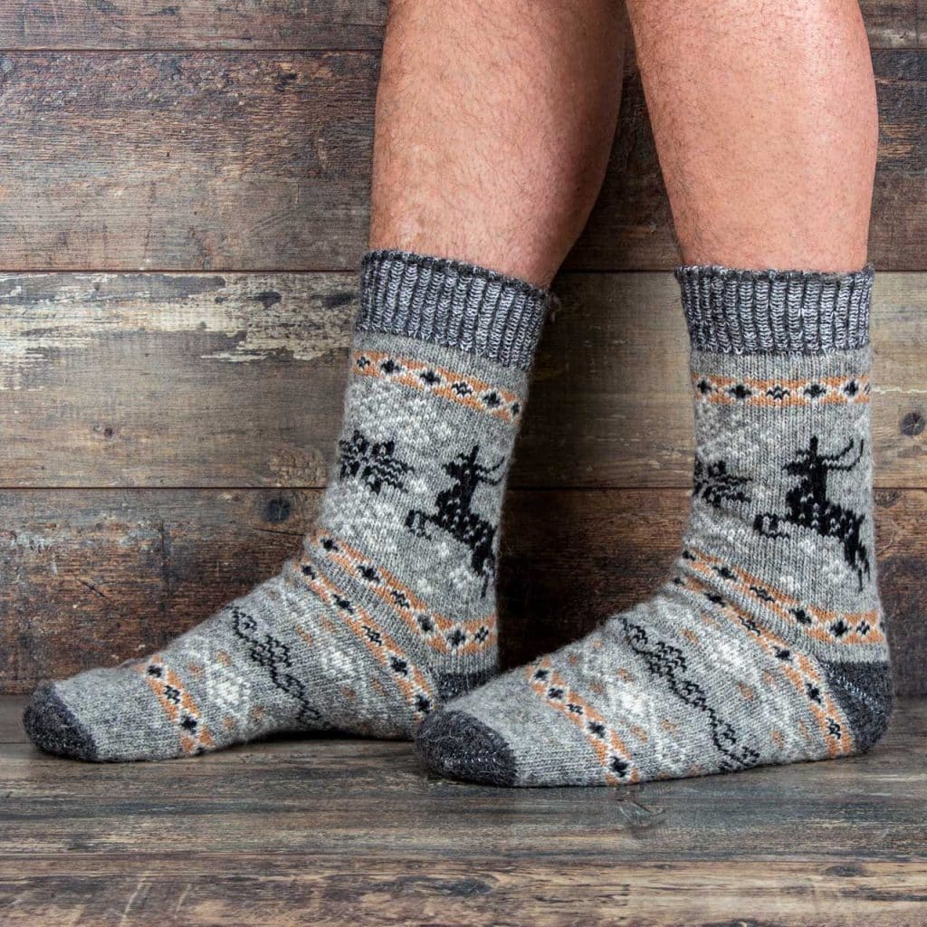 Socken aus Wolle - Toeman