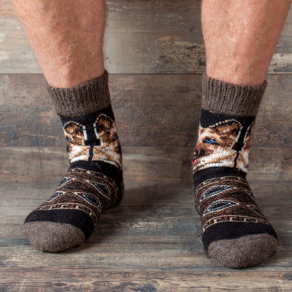 Socken aus Wolle - Ustin