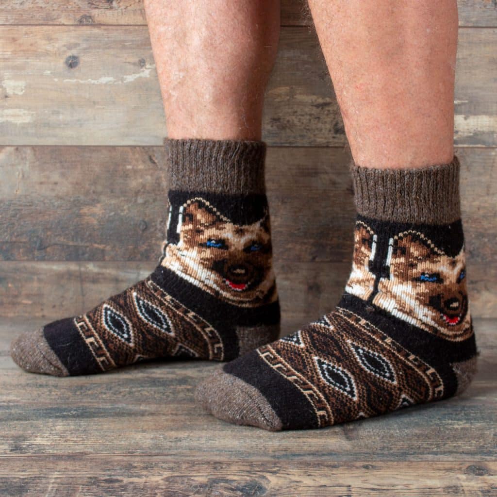 Socken aus Wolle - Ustin