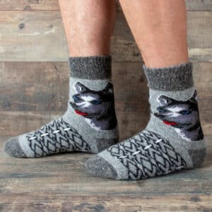 Socken aus Wolle - Yakun