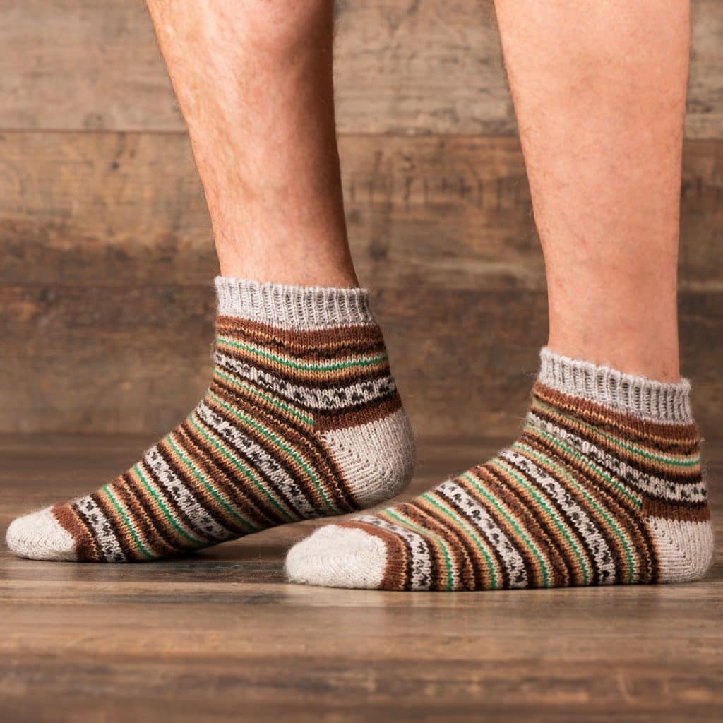 Sneaker-Socken aus Wolle - Zhorik