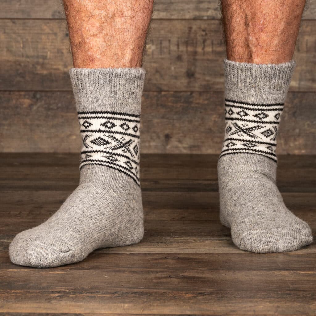 Socken aus Wolle - Strogij