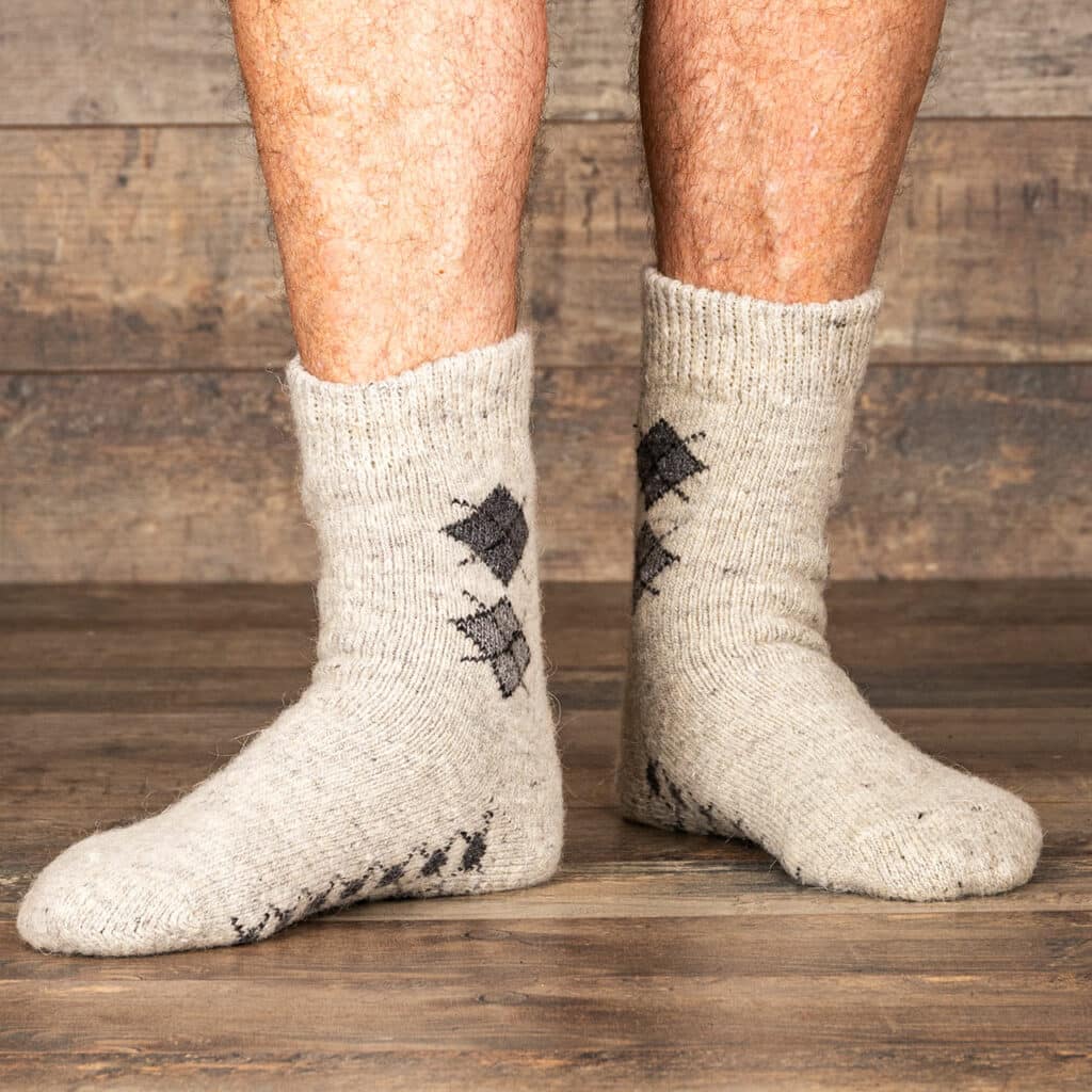 Socken aus Wolle - Vzglyad