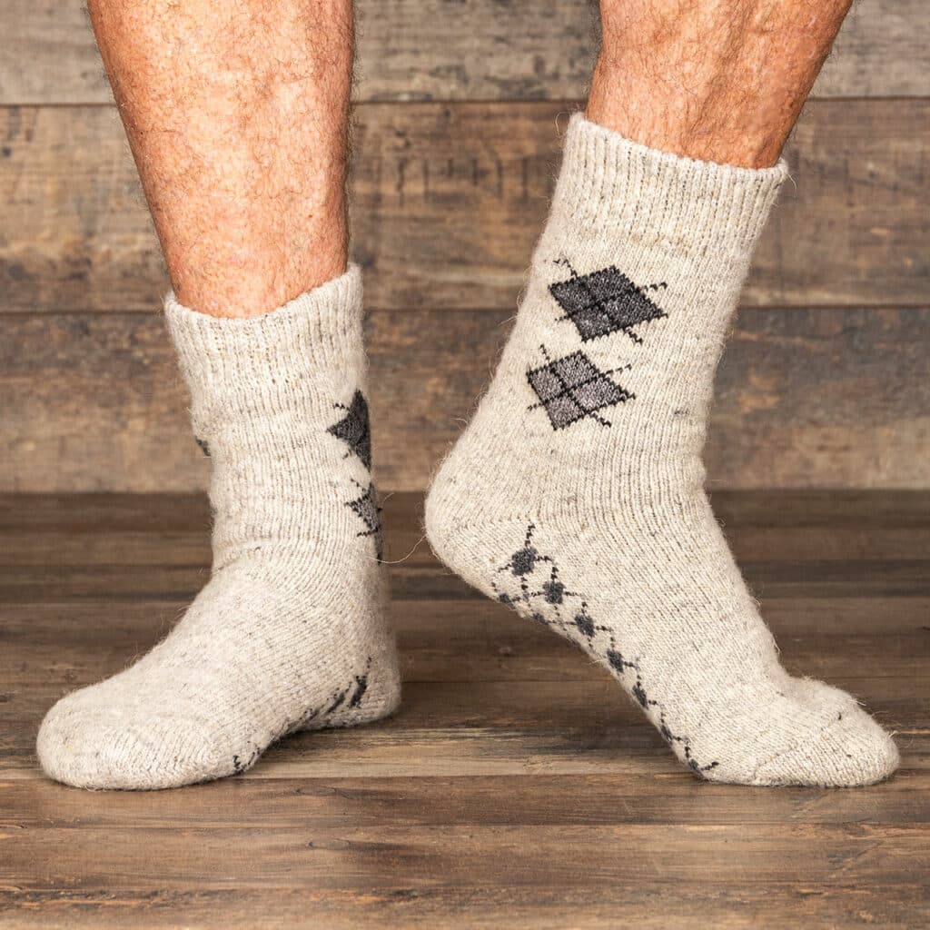 Socken aus Wolle - Vzglyad