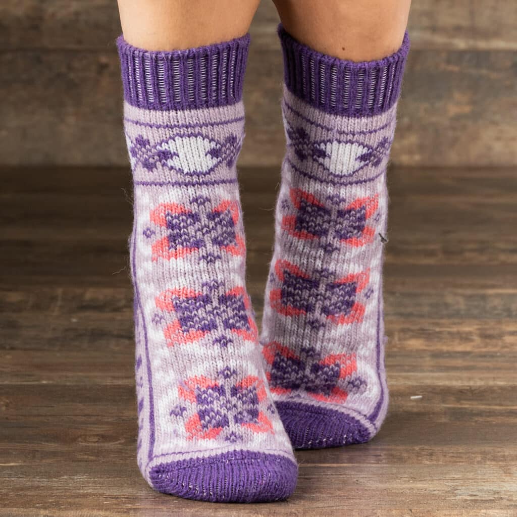 Socken aus Wolle - Serenevaya