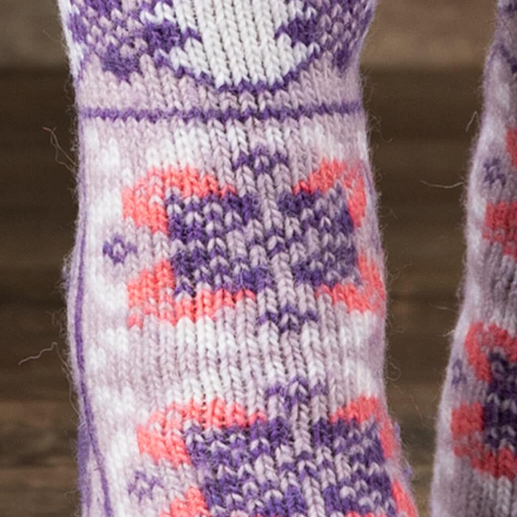 Socken aus Wolle - Serenevaya