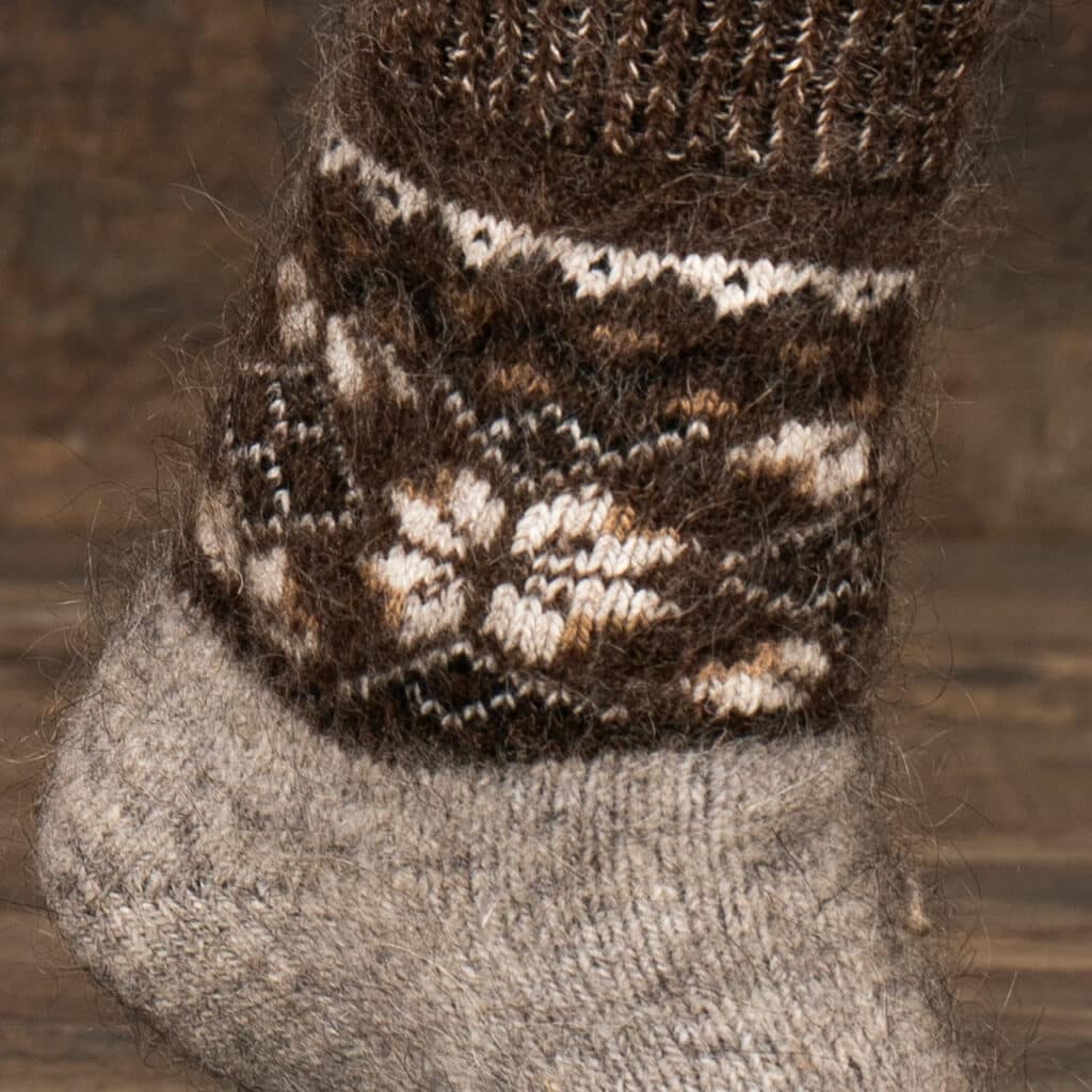 Socken aus Ziegenwolle - Loktev