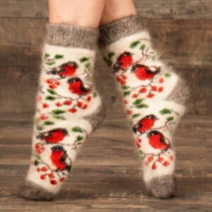 Socken aus Ziegenwolle - Lolitka
