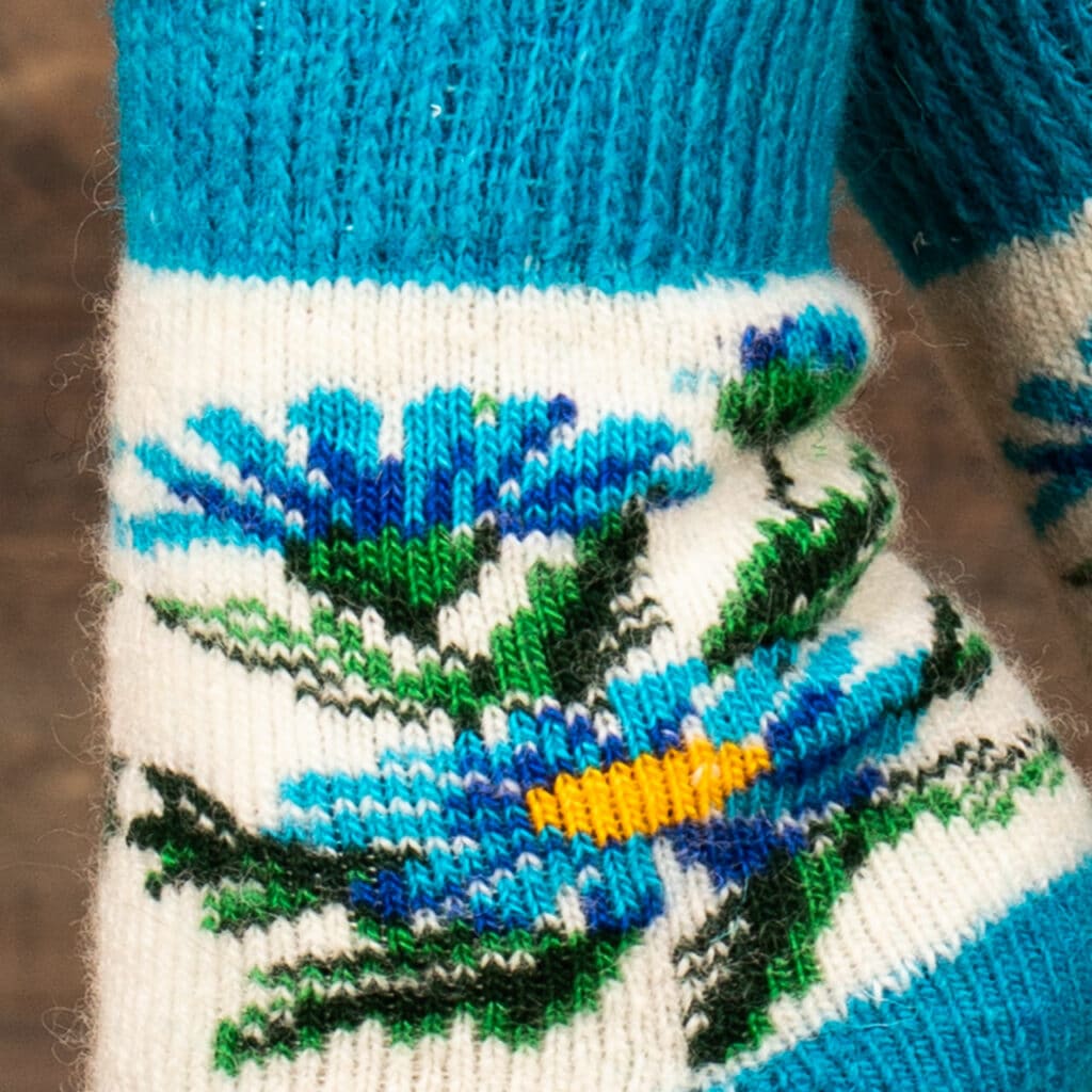 Socken aus Wolle - Polevka