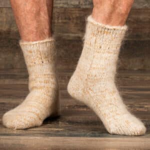 Socken aus Ziegenwolle - Selsovet