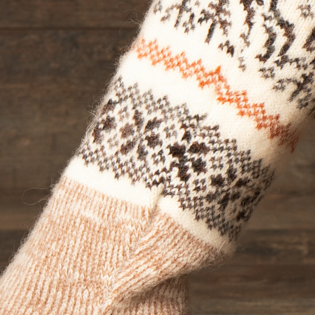 Overknee-Socken aus Wolle - Bolshaya