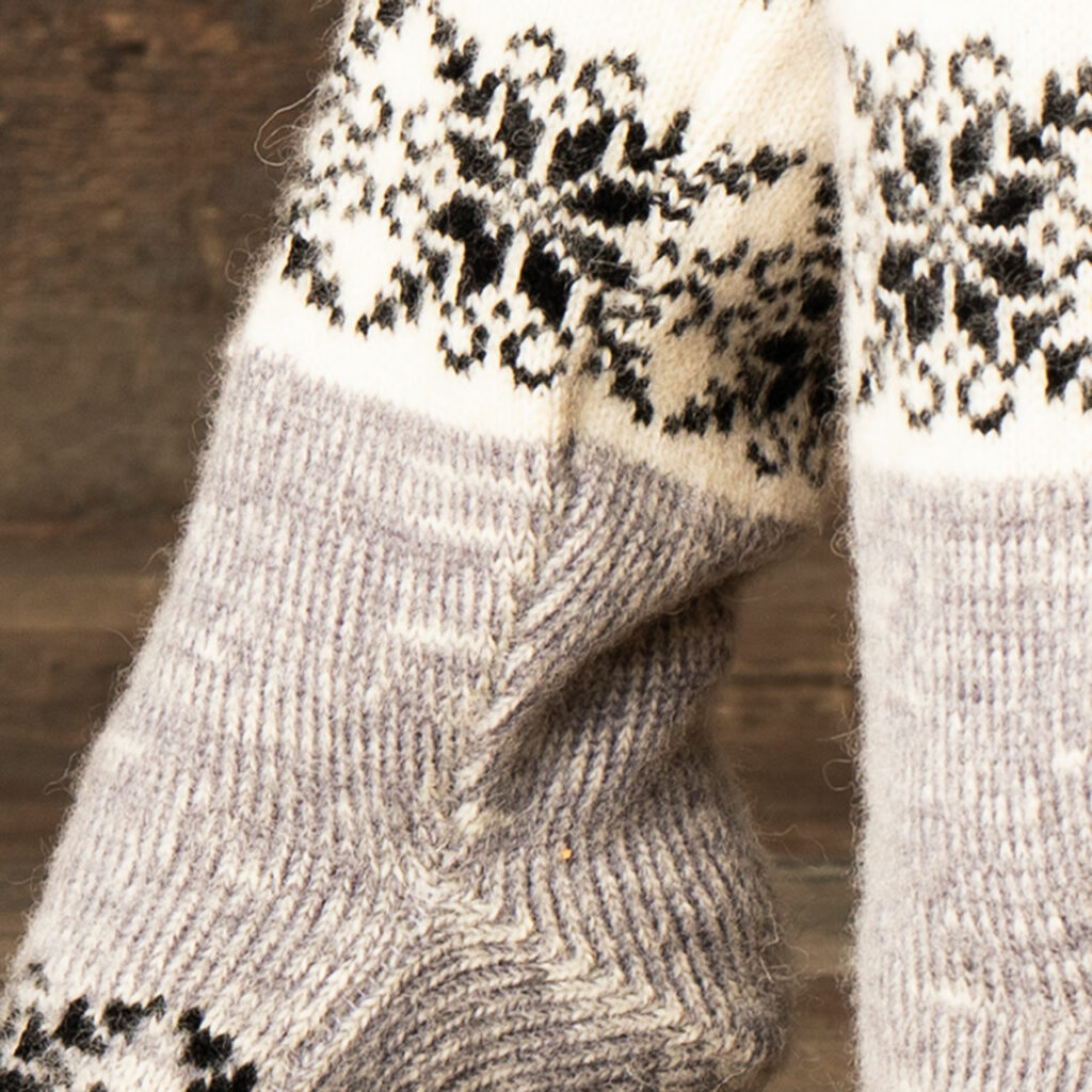 Overknee-Socken aus Wolle - Ovelana